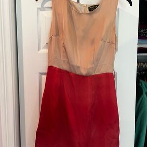 I got from London, England Pussycat London Sleeveless Two-Tone  Mini Dress